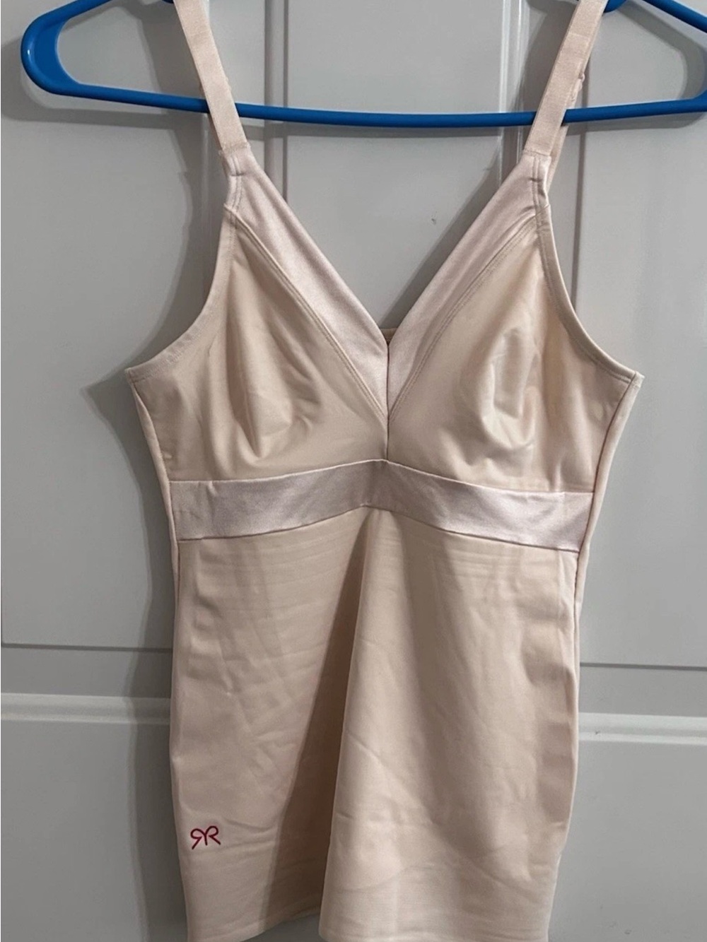 Ruby ribbon camisole built in tank shapewear